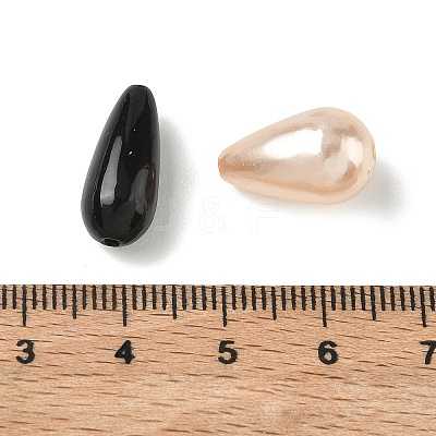 80pcs 4Style ABS Plastic Imitation Pearl Teardrop Beads MACR-AR0001-20-1