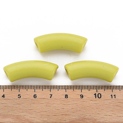 Opaque Acrylic Beads MACR-S372-001B-13-0648-1
