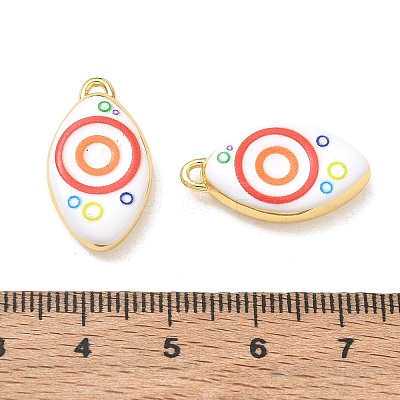 Printed Brass Pendants KK-CBAF9BC-03G-1