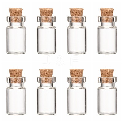 Glass Jar Bead Containers CON-BC0004-02-1