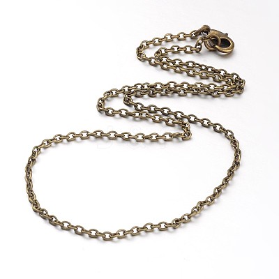 Iron Cable Chain Necklace Making NJEW-JN01385-02-1