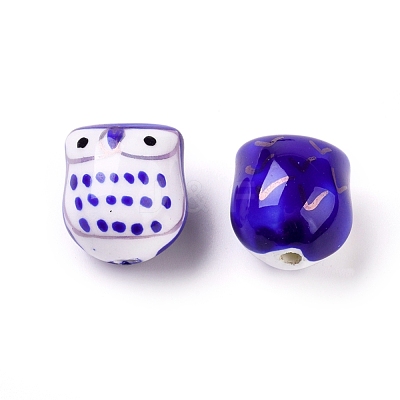 Handmade Porcelain Beads X-PORC-S447-08-1