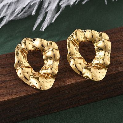 304 Stainless Steel Stud Earrings for Women EJEW-U052-07G-1