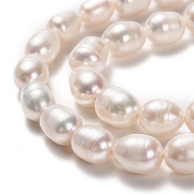 Natural Cultured Freshwater Pearl Beads Strands PEAR-L033-74-1