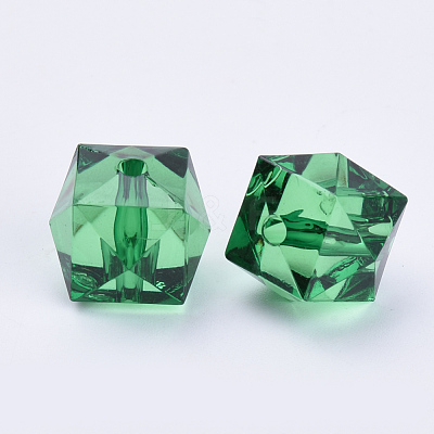 Transparent Acrylic Beads TACR-Q259-6mm-V17-1