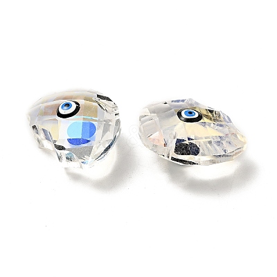 Transparent Glass Pendants GLAA-F121-06B-1