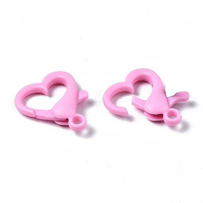 Opaque Acrylic Lobster Claw Clasps SACR-T358-02-1