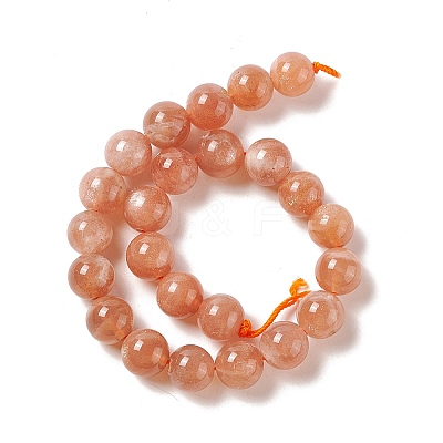 Natural Sunstone Beads Strands X-G-A205-28B-1