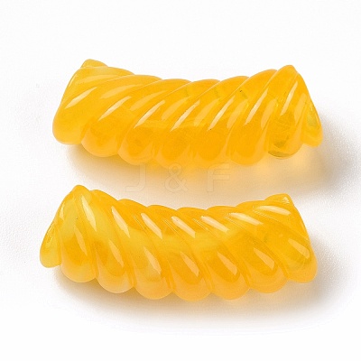 Two Tone Opaque Acrylic Beads OACR-A016-06B-1