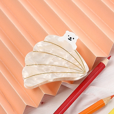 Cellulose Acetate Claw Hair Clips PW-WGBB1F0-01-1