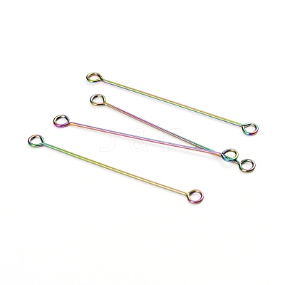 Ion Plating(IP) 304 Stainless Steel Eye Pins LS-STAS-I141-01A-M-1