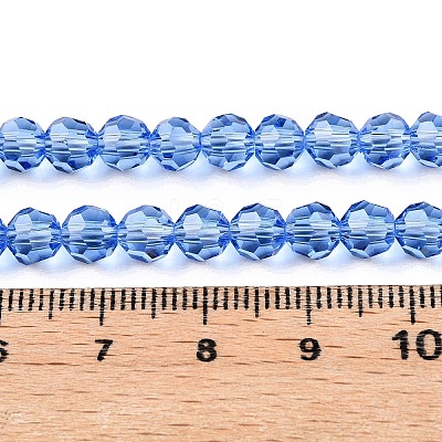 Transparent Glass Beads Strands EGLA-A035-T4mm-D14-1