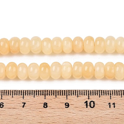 Natural Yellow Jade Beads Strands G-T138-74B-1