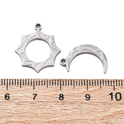 304 Stainless Steel Pendants STAS-H235-03B-P-1