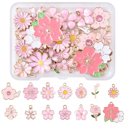 Alloy Enamel Pendants FIND-FS0003-97-1