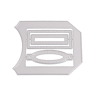 Sticky Note Frame Carbon Steel Cutting Dies Stencils DIY-F032-07-1