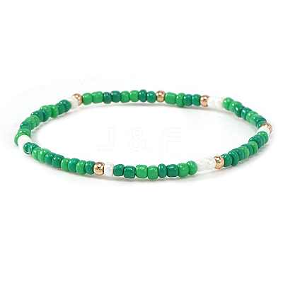 Resin Beads Stretch Bracelets for Women BK9964-2-1