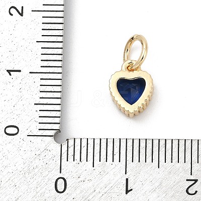 Brass Micro Pave Cubic Zirconia Pendants KK-H204-01KCG-01-1