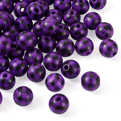 Natural Wooden Beads WOOD-TAC0010-05N-1