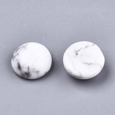 Natural Howlite Cabochons G-N326-59I-1