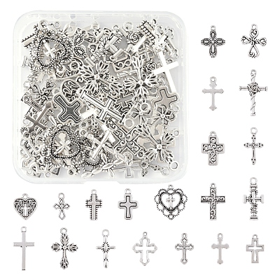 3Sets Tibetan Style Alloy Pendants FIND-FS0003-92-1