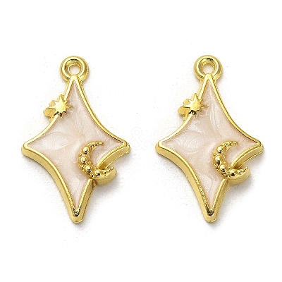 Alloy Enamel Pendants ENAM-R145-08G-1
