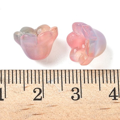 Transparent Glass Beads Caps GLAA-B028-01B-1