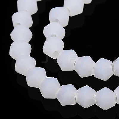 Imitation Jade Frosted Glass Bead Strands EGLA-A039-J2mm-MD06-1