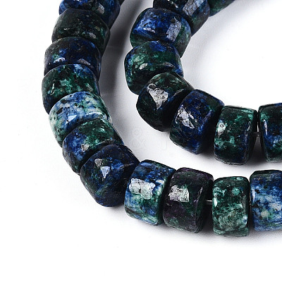 Dyed Natural White Jade Beads Strands G-T143-17J-1