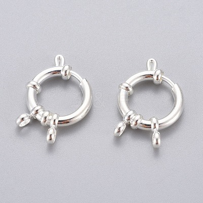 304 Stainless Steel Spring Ring Clasps STAS-G190-17S-B-1