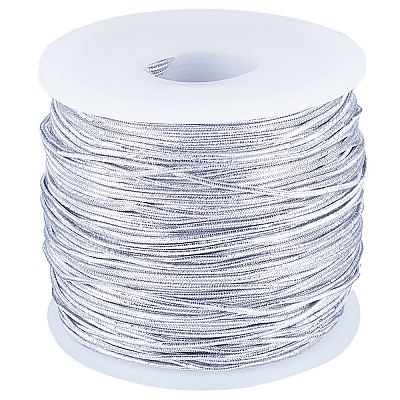 1 Roll Round Polyester Elastic Cord EW-GF0001-03A-1