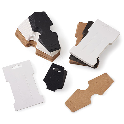 Cardboard Fold Over Paper Display Hanging Cards & Hair Clip Display Cards CDIS-TA0001-09-1
