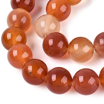 Dyed Natural Agate Beads Strands G-Q606-45A-04-1