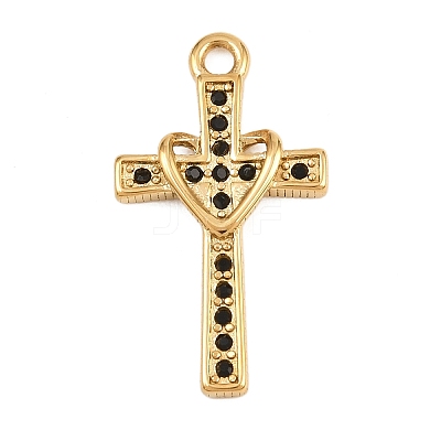 304 Stainless Steel Rhinestone Pendants STAS-P430-01C-G03-1