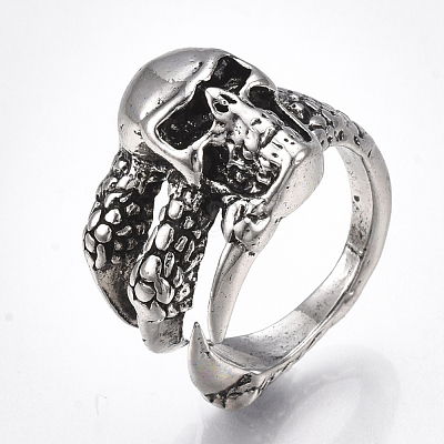 Alloy Cuff Finger Rings RJEW-T006-47-1