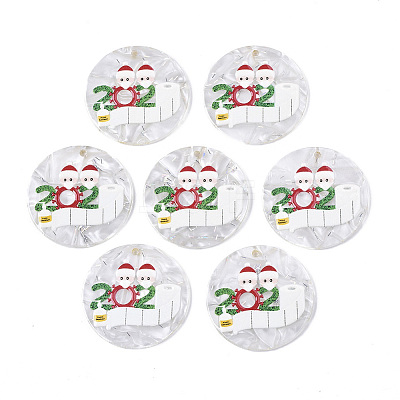 Cellulose Acetate(Resin) Pendants X-KY-S163-018-1