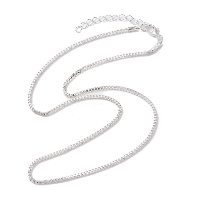 Iron Box Chain Necklaces IFIN-XCP0001-27-1