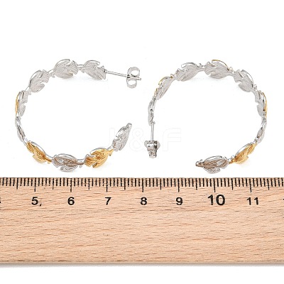 304 Stainless Steel Stud Earrings for Women SA-CBA45D5-29GP-1