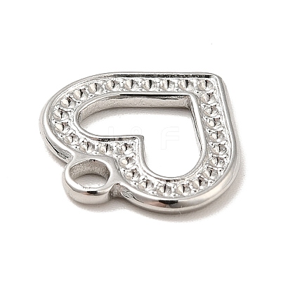 Non-Tarnish 304 Stainless Steel Pendants Rhinestone Setting STAS-A066-04P-1