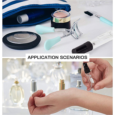 Mini Refillable Glass Spray Bottles MRMJ-BC0002-12B-1