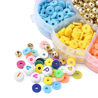 DIY Heishi Surfer Bracelet Making Kit DIY-FS0003-61-1