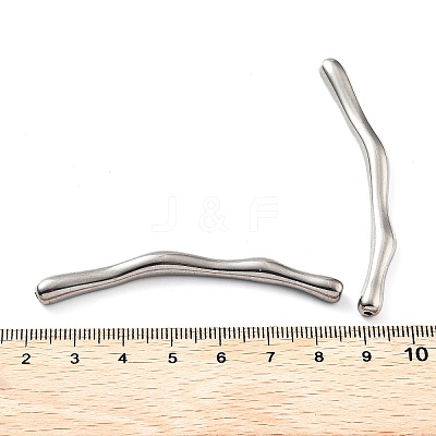Non-Tarnish 201 Stainless Steel Tube Beads STAS-Z057-20P-1