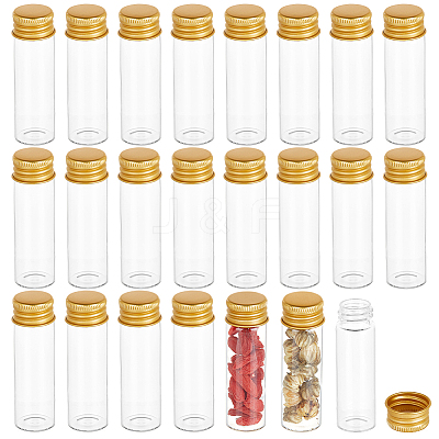 Glass Bottles Bead Containers CON-BC0007-63B-1