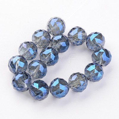 Electroplate Glass Bead Strands EGLA-J140-FR05-20mm-1