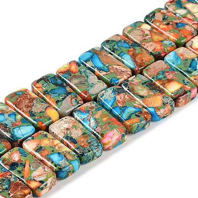 Natural Imperial Jasper Beads Strands G-L604-F01-01C-1