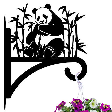 Iron Hanging Plant Hanger Bracket HJEW-WH0088-009-1