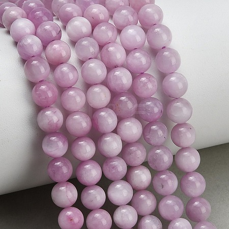Natural Kunzite Beads Strands X-G-F835-A01-6mm-1
