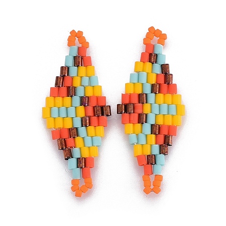 MIYUKI & TOHO Handmade Japanese Seed Beads Links SEED-E004-I21-1