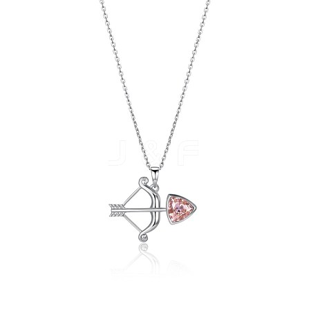 Austrian Crystal Pendant Necklaces NJEW-BB34127-D-1