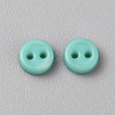 Mini Resin Button FIND-WH0260-26L-1